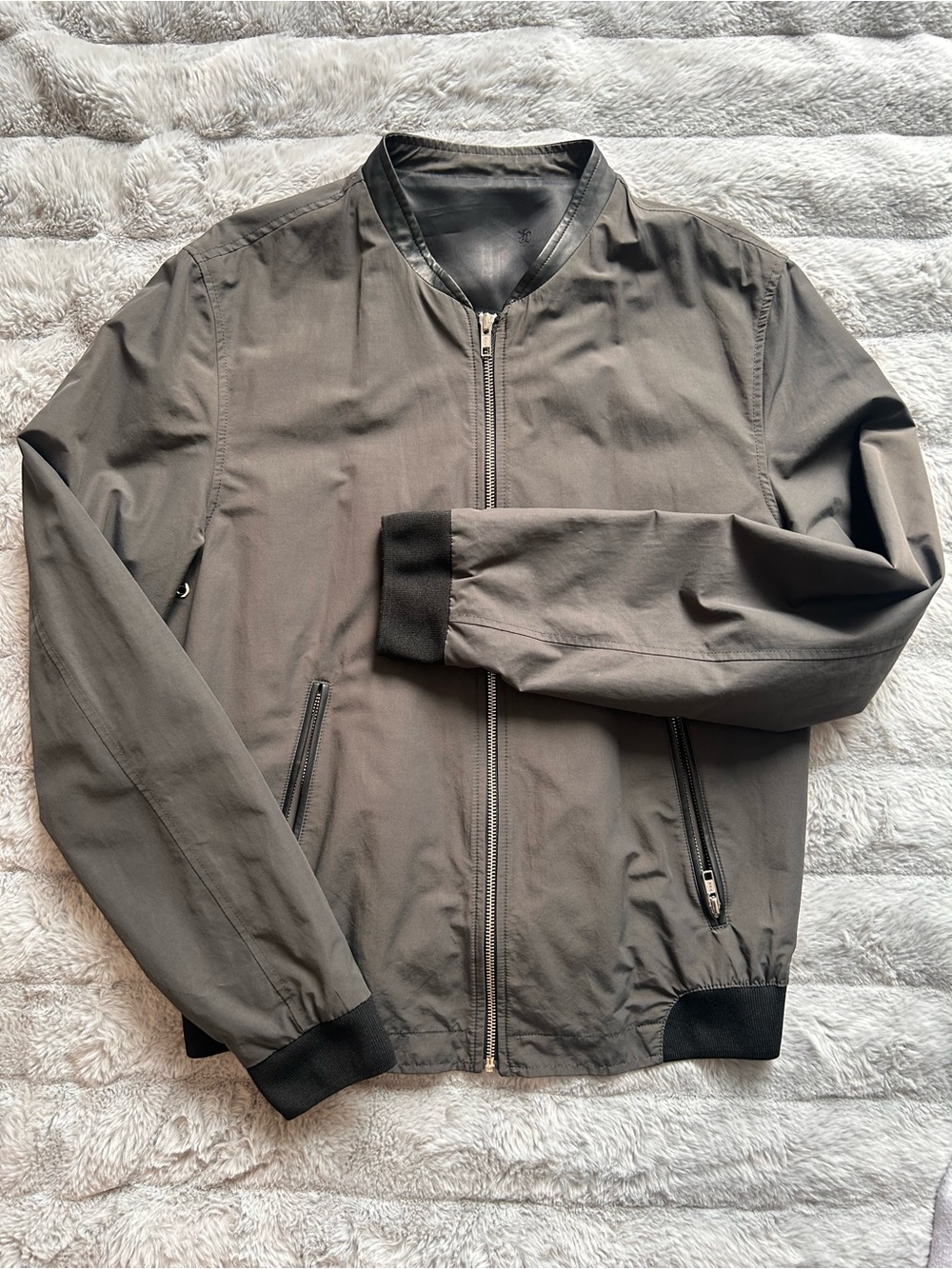 Men's The Kooples Brown/Grey Bomber Jacket